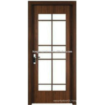 WPC wood glass bathroom door